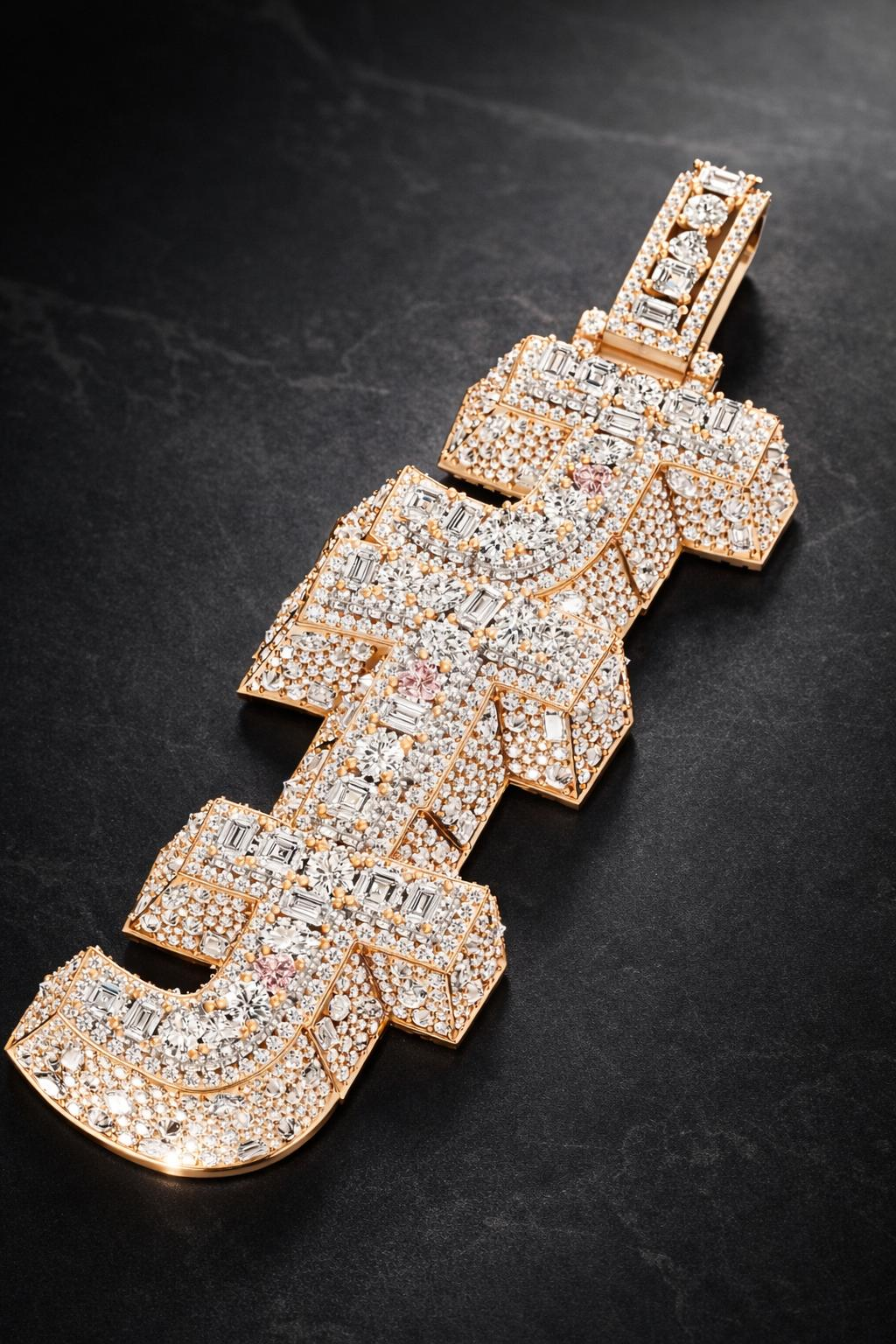 Custom 5D Drop Down Pendant “JTJ”