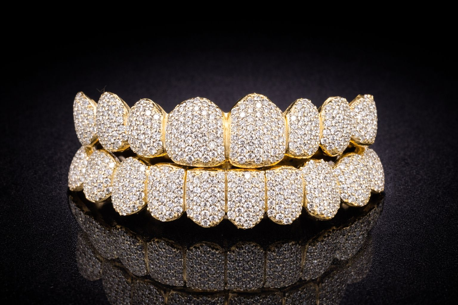 Custom Full Set Diamond Grillz