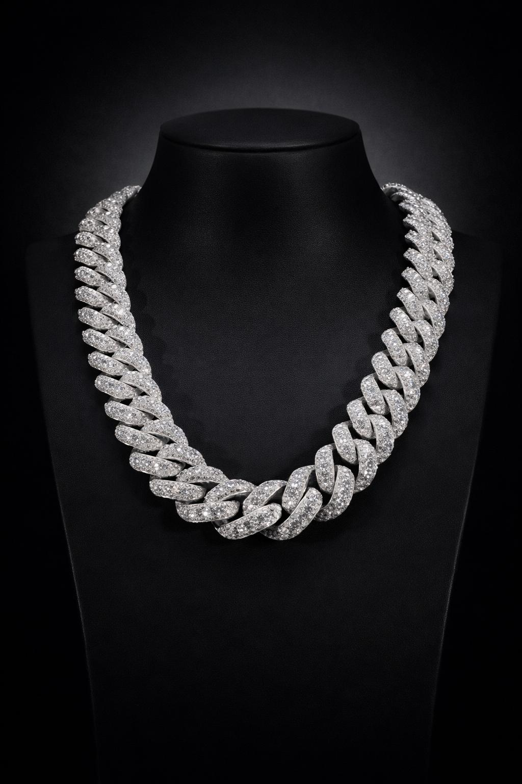 Fully Set Cuban Link Chain