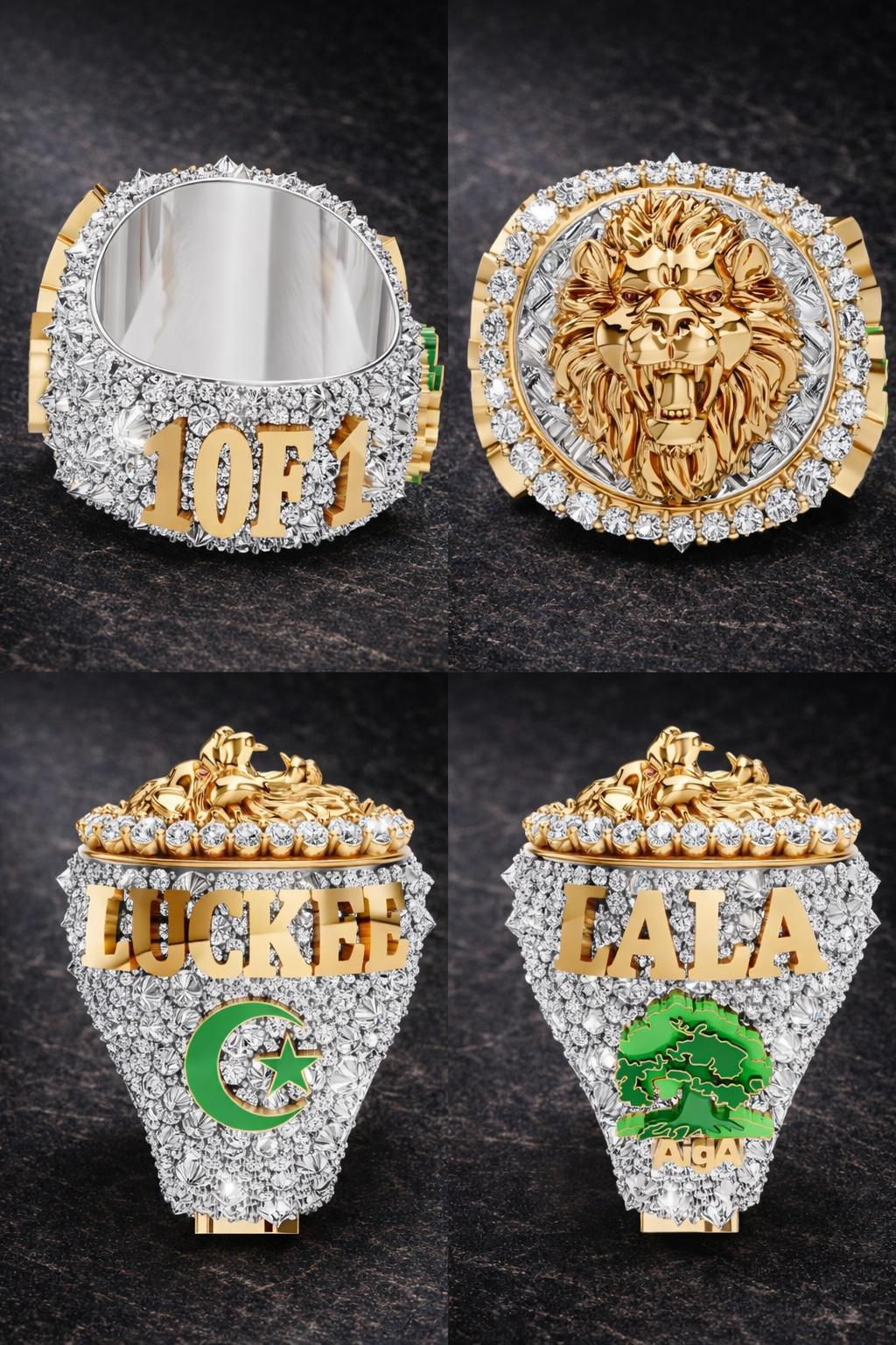 Custom Lion Championship Ring